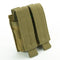 Tactical Double Mag Pouch Molle Quick Access Ammo Clip Pistol Accessories Magazine Holder Bag For Belt