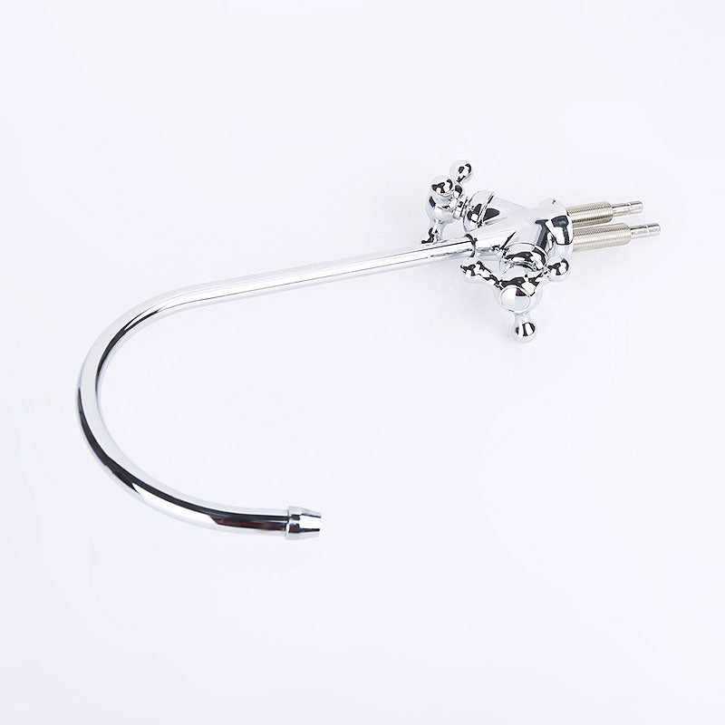 KCASA KC-SL4 Brass Chrome Basin Sink Mixer Tap Vertical Dishwashing tap Sink with Rotating Household