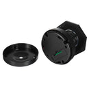 Black LED Solar Powered Lighthouse 360 Rotating Light Outdoor Garden Desk Lamp