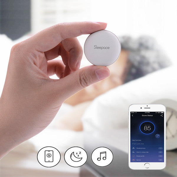Sleepace Smart Mini WiFi APP Control Sleep Dot Analysis Monitor Bedroom Sleep Sensor Quality Improvement Device Sleep Instrument Improvement