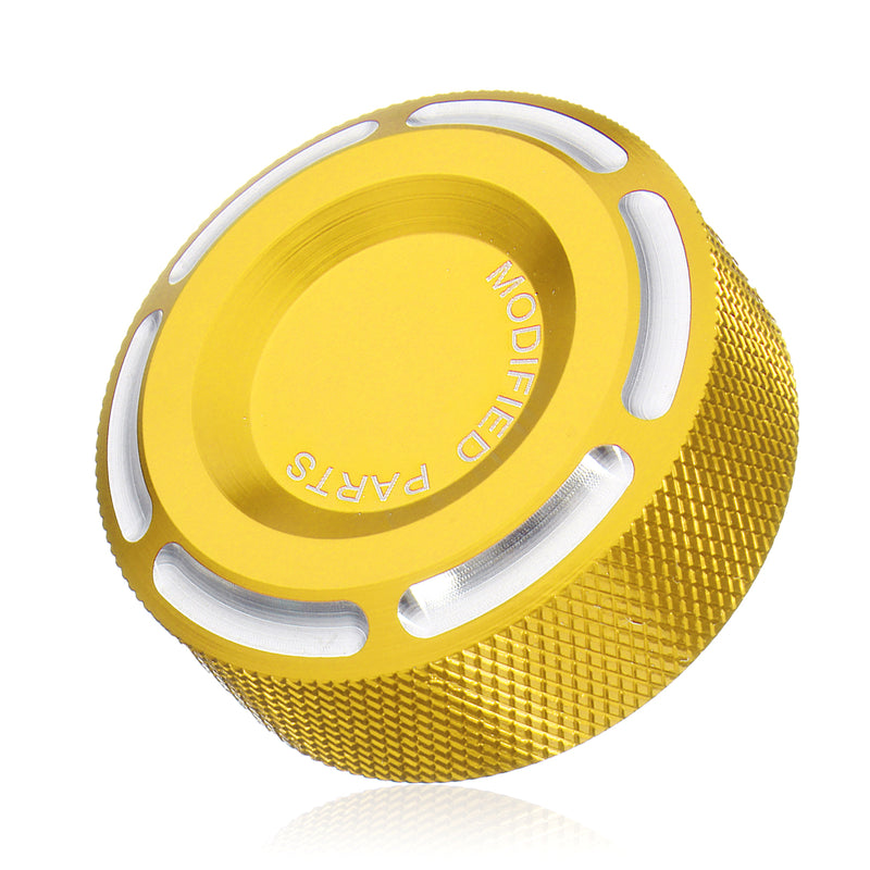 CNC Rear Brake Clutch Fluid Reservoir Cover Cap For Honda/Kawasaki/Suzuki