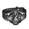 SYNOKE 67606 5ATM Waterproof Men Fashion Luminous Display Stopwatch Watch Dual Display Digital Watch