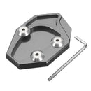 CNC Motorcycle Side Stand Kickstand Enlarge Plate Pad For Kawasaki GTR1400 ZX14R 08-15