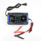 FOXSUR 12/24V 8A/4A Touch Screen Pulse Repair LCD Battery Charger Blue For Car Motorcycle Lead Acid Battery Agm Gel Wet