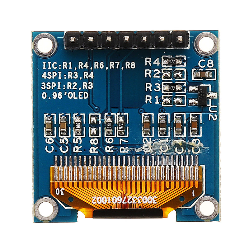 5pcs Geekcreit 7Pin 0.96 Inch OLED Display 12864 SSD1306 SPI IIC Serial LCD Screen Module For