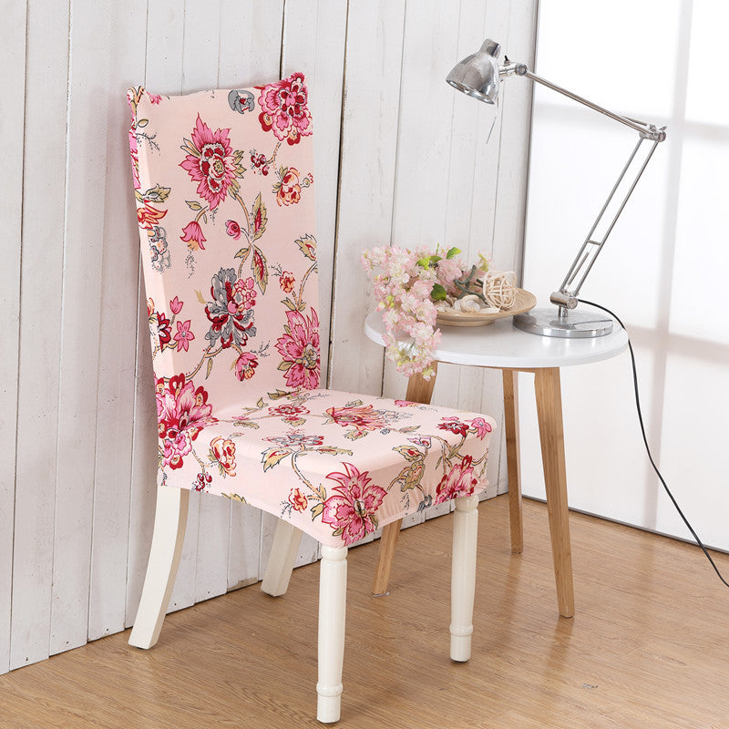 Honana WX-918 ElegantFlower Elastic Stretch Chair Seat Cover Computer Dining Room Home Wedding Decor