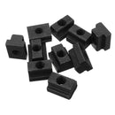 Machifit 10pcs M8 T Slot Nuts Set Black Oxide Finish T-slots Nut For T Track