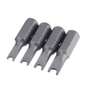 BROPPE 44Pcs S2 Screwdriver Bit Set Phillips Slotted Torx Hex Screwdriver Bits with Extension Rod 1/4 Inch Hex Shank