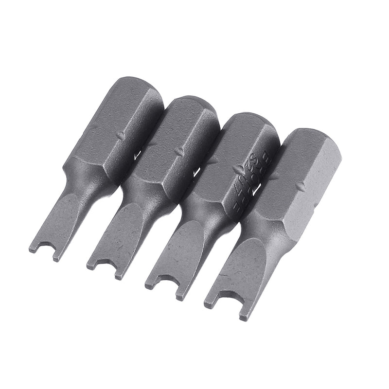 BROPPE 44Pcs S2 Screwdriver Bit Set Phillips Slotted Torx Hex Screwdriver Bits with Extension Rod 1/4 Inch Hex Shank