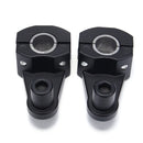7/8 inch 22mm Motorcycle Handlebar Riser Handle Fat Bar Mount Clamps Bracket Black Aluminum
