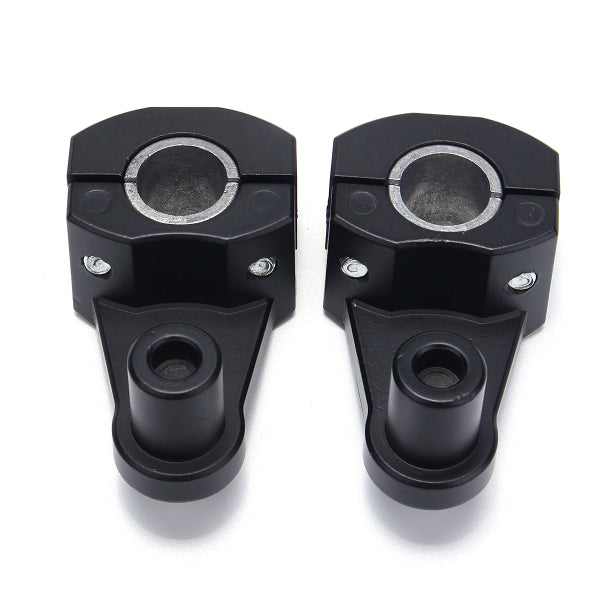 7/8 inch 22mm Motorcycle Handlebar Riser Handle Fat Bar Mount Clamps Bracket Black Aluminum