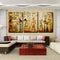 Miico Hand Painted Three Combination Decorative Paintings Cleopatra Portrait Wall Art For Home Decoration