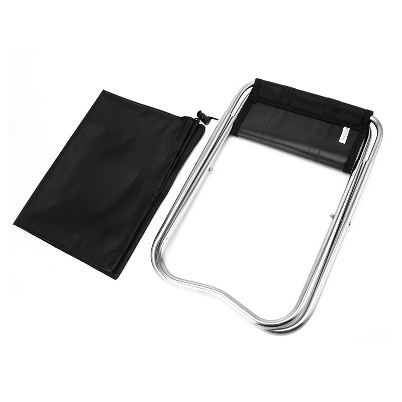 ZANLURE Outdoor Camping Fishing Folding Chair Ultralight Aluminum Alloy Stool Portable Chair