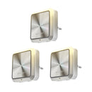 3pcs BlitzWolf BW-LT14 Plug-in Smart Light Sensor LED Night Light with Dual USB Charging Socket
