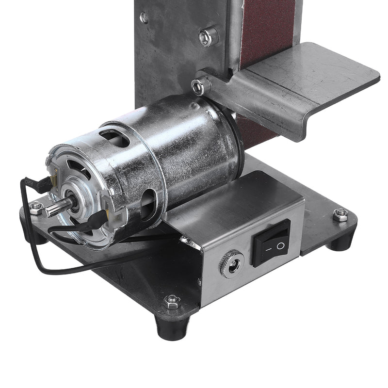 300W 1000-9000RPM Electric Mini Belt Sander Polishing Grinding Machine Antiskid Abrasive Belts Grinder