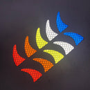 New Reflective Decals Sticker for Rubber Helmet Mohawk Warhawk Spikes Dirtbike Motorcycle