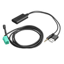 Car Stereo Wireless bluetooth Receiver USB/AUX Audio AUX Cable Adapter for Renault 2005-2011 Updatelist Radio