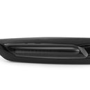 Black LED Side Marker Turn Signal Lights F10 Style Carbon Trim For BMW E90 E91