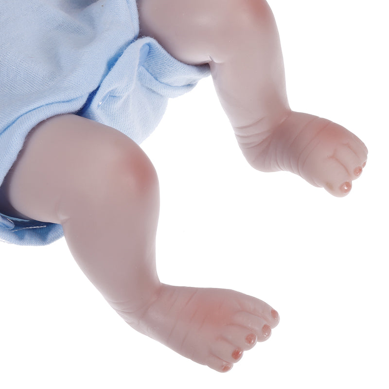 NPK 10 Inch 26cm Newborns Reborn Baby Soft Silicone Doll Handmade Lifelike Baby Girl Dolls
