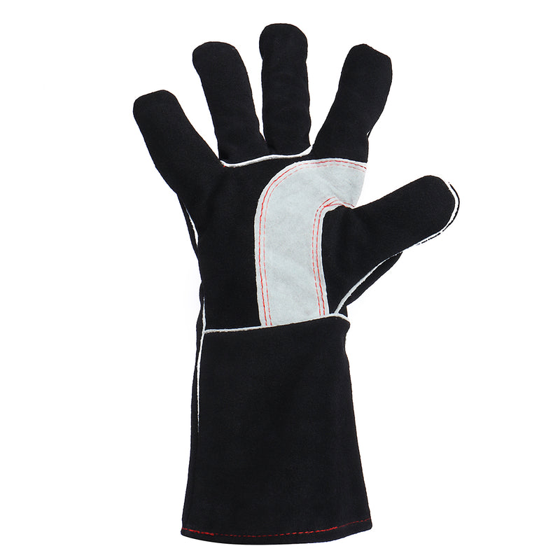 Welding Glove Cow Leather Cowhide Extreme Heat &Fire Resistant Kevla r Stitching