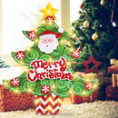 LED Pendant Santa Claus Hanging Ornament with String Light for Holiday Party Home Christmas Tree Decoration