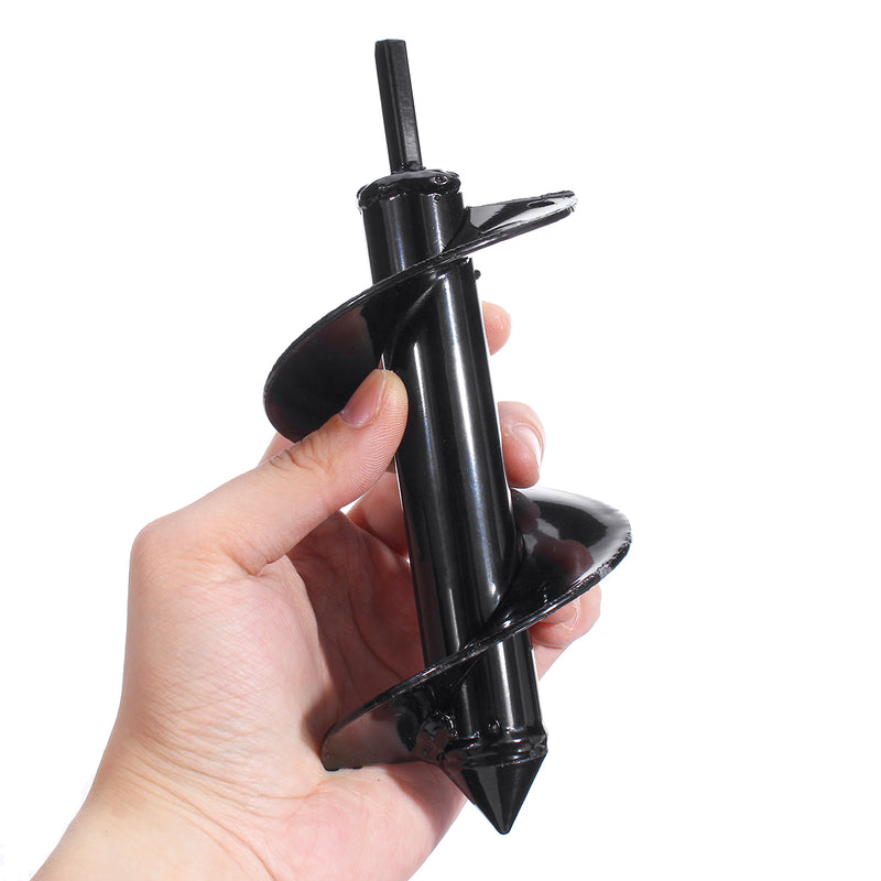 80 x 180mm Garden Earth Planter Spiral Auger Drill Bit Hex Handle Hole Digge Tools Kit