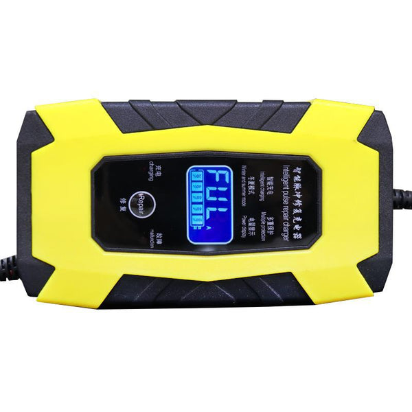 Enusic 12V 6A Intelligent Repair Battery Charger For Car Motorcycle Truck Van Marine Lead Acid Batteries Agm Gel Wet