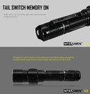 NITENUMEN TA01 XP-L V5 1060LM Rechargeable EDC LED Flashlight 18650