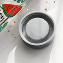 Borosilicate Glass Flamingo Fruit Pattern Anti-High Temperature Glass Cup Water Bottle