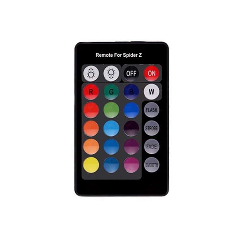 LUSTREON WiFi 4Pins 24 Keys Remote Control RGB LED Controller Works with Amazon Alexa Echo DC5-24V