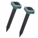 10pcs Square Solar Electronic Ultrasonic Repeller Fram Snake Mice Pest Insect Animal RejectionTrap Killer Not Crystalline Silicon Type