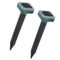 10pcs Square Solar Electronic Ultrasonic Repeller Fram Snake Mice Pest Insect Animal RejectionTrap Killer Not Crystalline Silicon Type