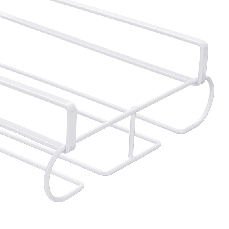 White Metal Fresh Bar Champagne Wine Glass Holder Rack Storage Cabinet Hanging