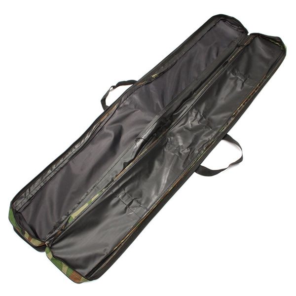 120cm Camouflage Carp Fishing Rod Tackle Bag Case Padded Holder Luggage Holdall