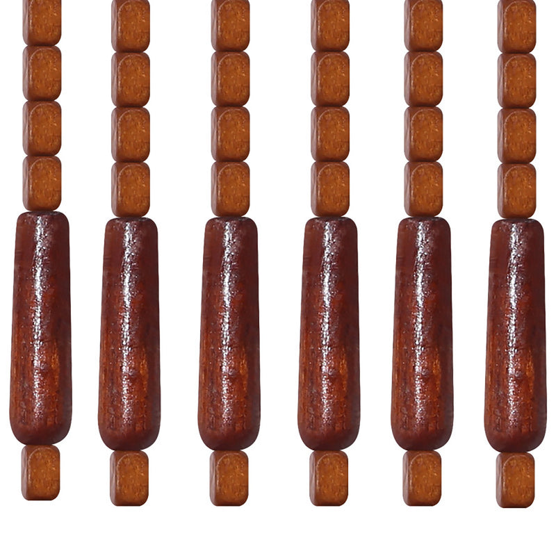 32 Lines Wooden Bead String Door Curtain Blinds Fly Screen Bedroom Divider Panel Decorations 90*175cm
