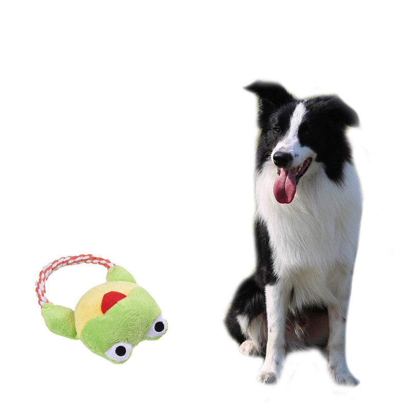 Dog Cat Toys Pets Puppy Interactive Plush Chew Squeaker Sound Toy