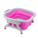 Foldable Foot Bucket Bubble Wet Foot Spa Bath Massage Relaxing Soothing Foot Soaking Water Bucket