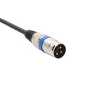 REXLIS 0.3M XLR 3-Pin Male To Female Shielded Microphone Audio Cable