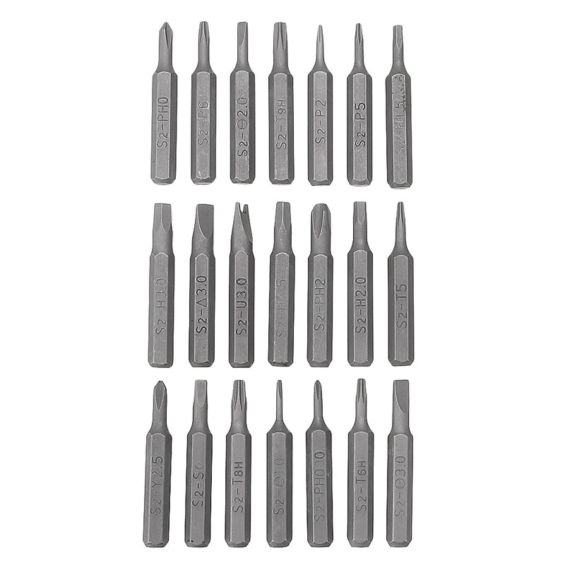 Yunzhong 3 Speed Cordless Electric Screwdriver Lithium Battery Rechargeable Dual Use Electric Repair Tool W/ 21 Bits