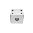 Aluminum Alloy Silver T8 Nut Housing Bracket with 2Pcs Screws for 3D Pritner Lead Screw