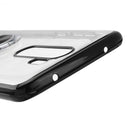 Bakeey Plating Transparent Ultra-thin with Finger Ring Holder Shockproof PC Protective Case for Xiaomi Redmi Note 8 Pro