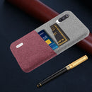 For Xiaomi Mi A3 / Xiaomi Mi CC9e Case Bakeey Luxury Multicolor with Double Card Slots Shockproof Cloth Protective Case