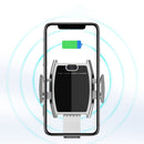 Bakeey 15W LED Infrared Induction Fast Charging Wireless Charger Car Holder For iPhone 8Plus XS 11Pro Huawei P30 Pro Mate 30 5G S10+ Note 10