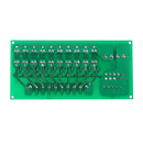 AC/DC 5 To 32V DIN Rail Mount 10 Position Power Distribution Fuse Holder Module Board