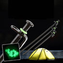 Selpa 100Pcs 3mm O Shape Luminous Silicone Ring For Wind Rope Camp Tent Pegs Accessories