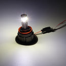 Pair 40W H8 LED Angel Eyes Halo Ring Light Bulb Xenon White Error Free For BMW
