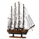 50cm Handmade Wooden Sailing Boats Model Assembly Nautical Ship Schooner Boat Decorations Gift