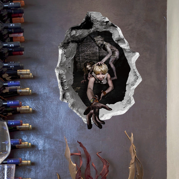 Miico SK6045 Halloween Horror Decoration Wall Sticker For Home Decoration