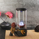 LED Ceramic Changing Banckflow Home Incense Burner Holder Crystal Ball Censer