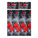 3PCS 3D Stereoscopic Rose/Diamond Ring Printed Cotton Bedding Sets For King Bed